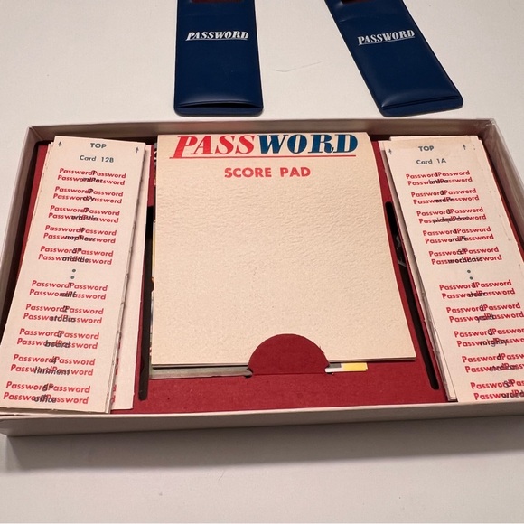 💚Vintage 1962 Milton Bradley Password Game - Picture 4 of 5